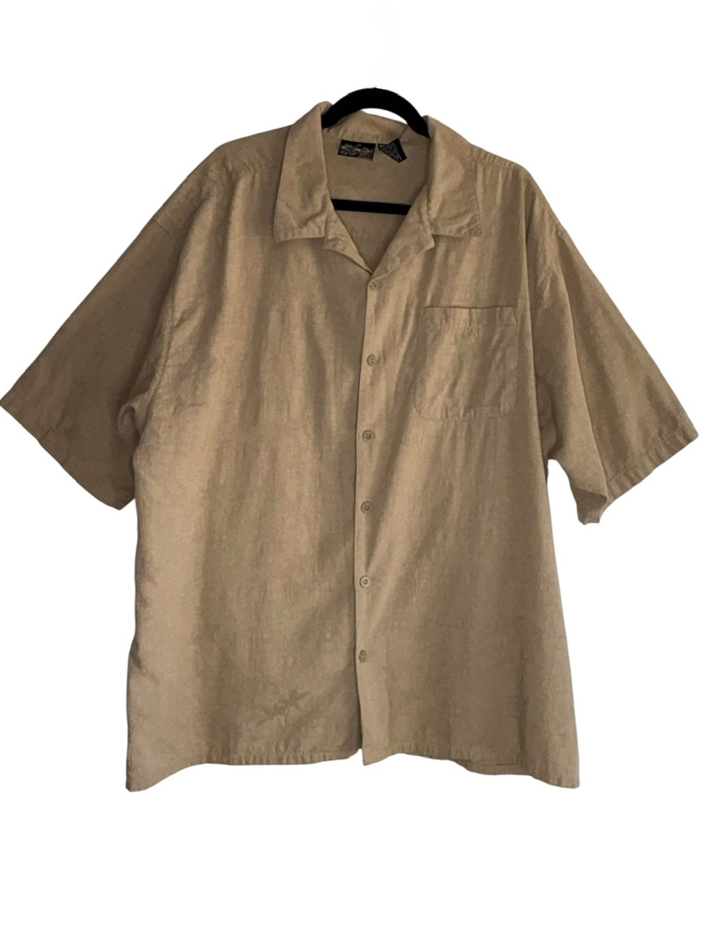 OP Sport Casual Short-Sleeve Button-Down Shirt